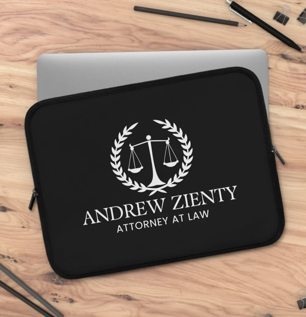 Custom laptop sleeves with company branding