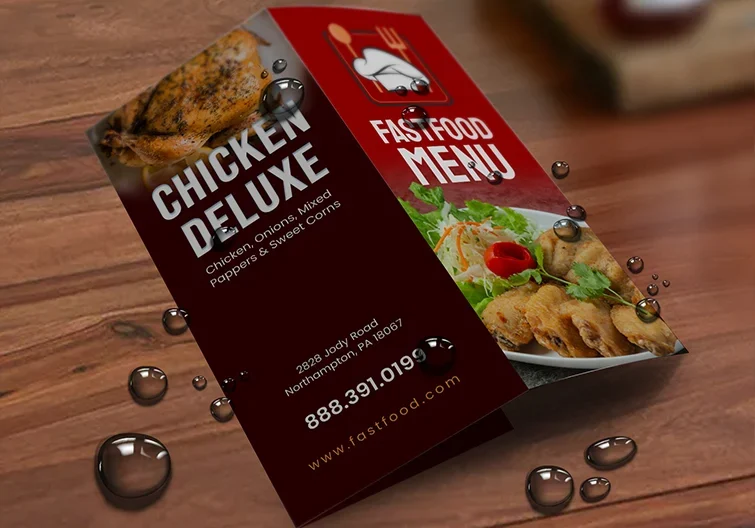 Restaurant menu printing in Kenya